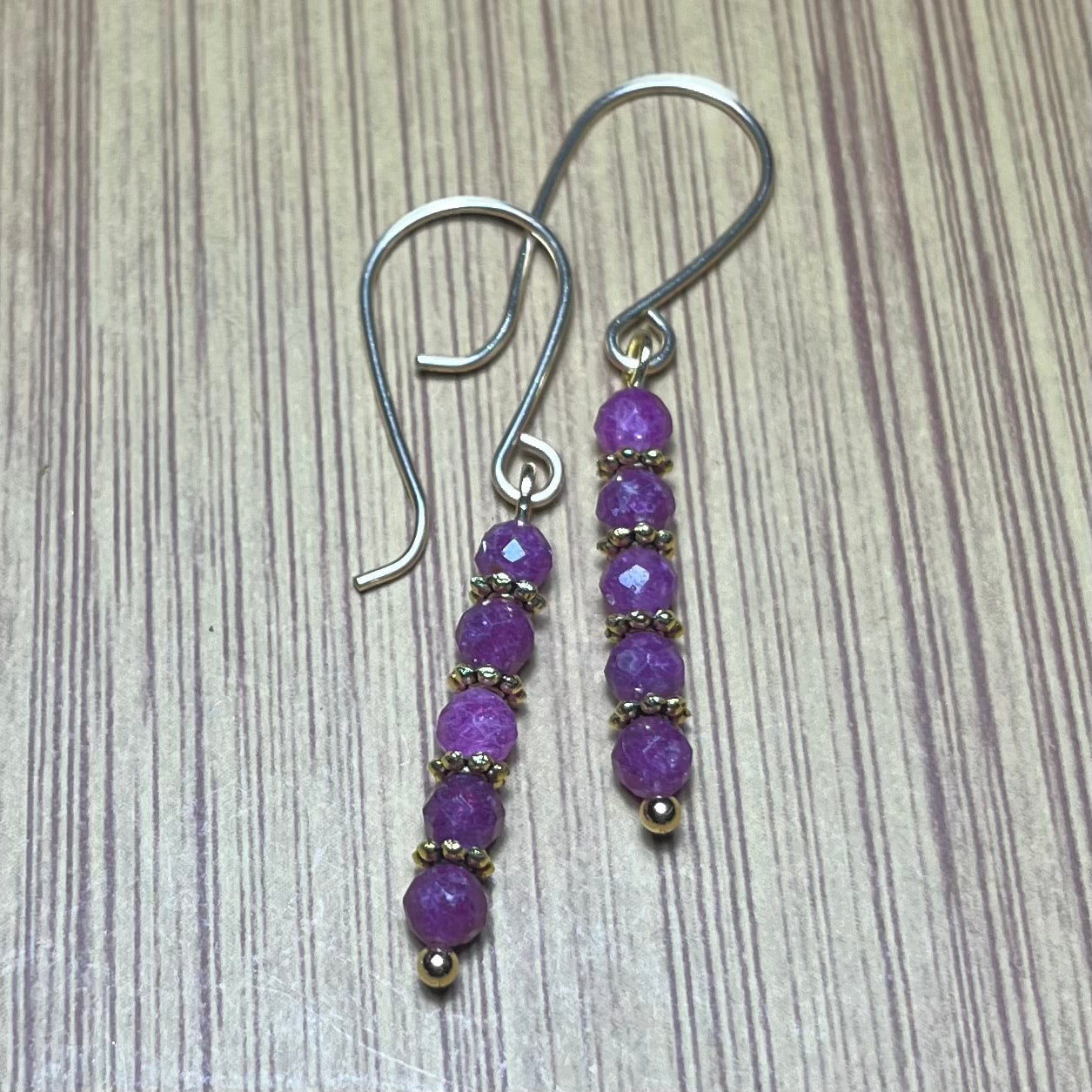 Sweet Pea Earrings, Gold